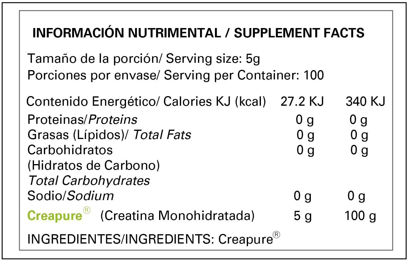 Creapure® Creatina Monohidratada - Image 3