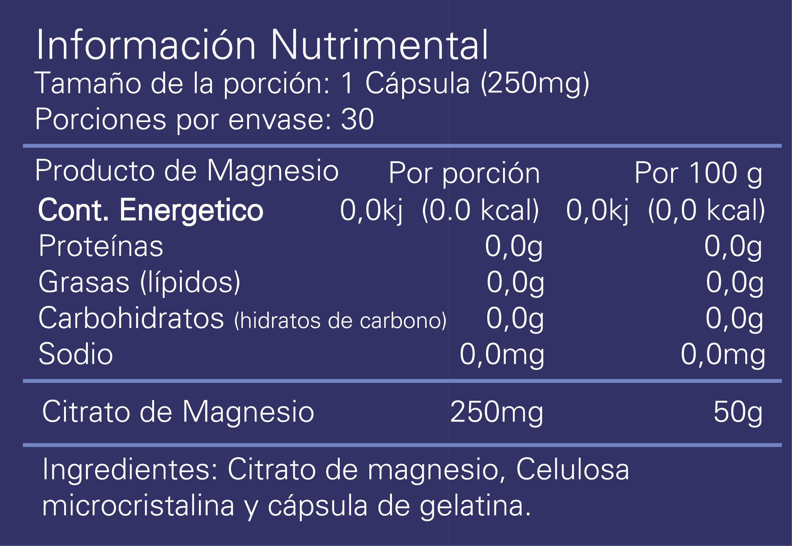 Citrato-de-magnesio-30-Caps-informacion-nutrimental