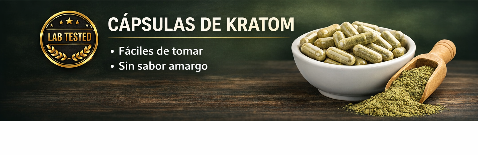 Lab Tested Capsulas de Kratom Premium