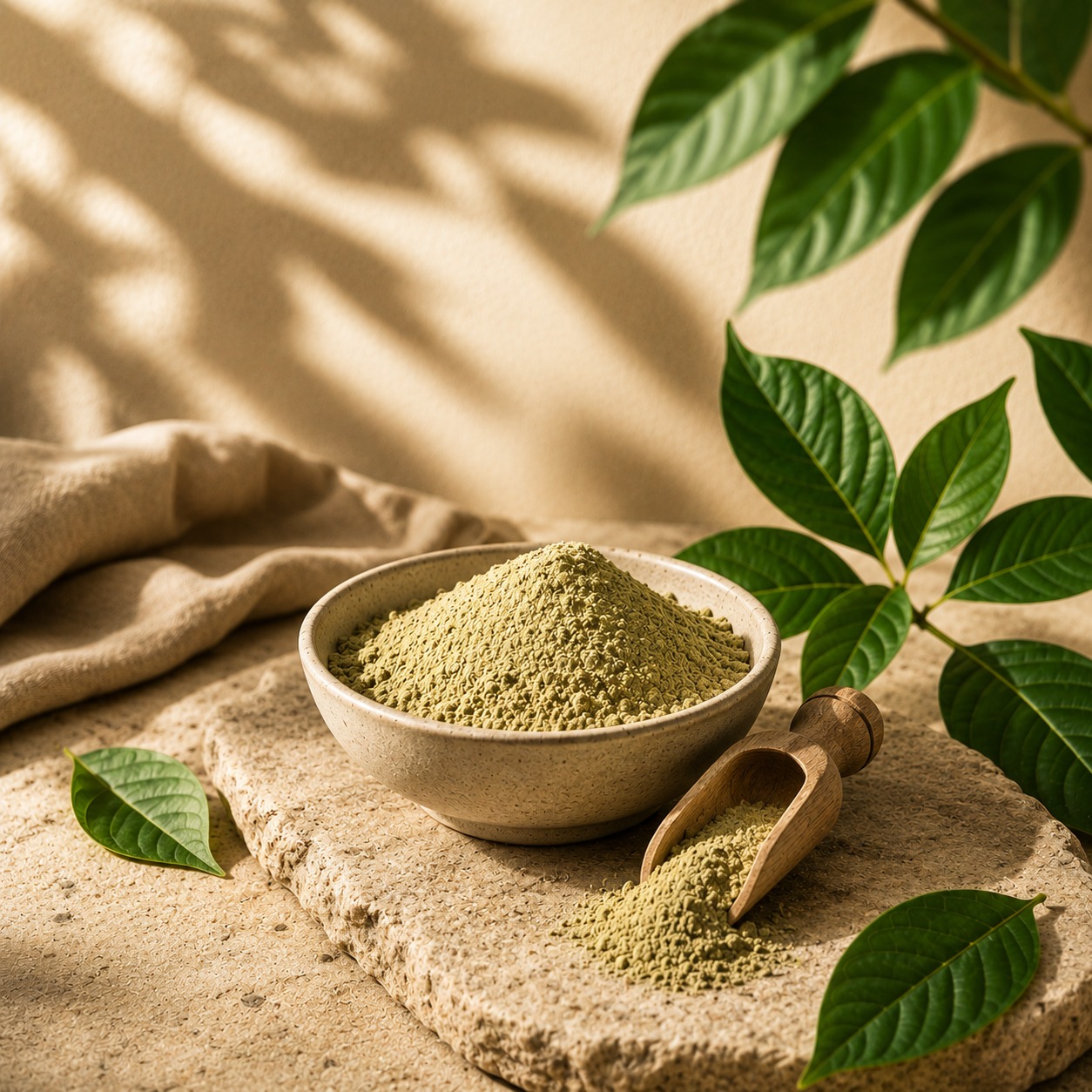 White Hulu Kratom en Polvo